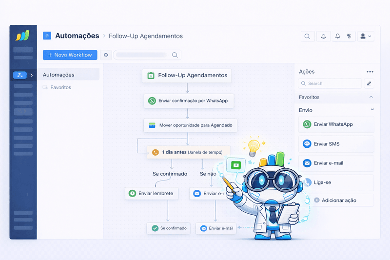 Cobrança e lembrete de documentos sem improviso